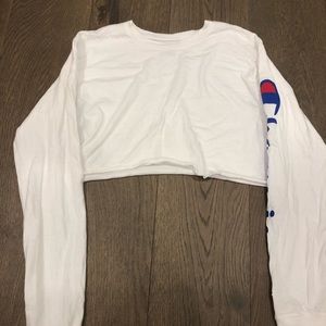 Cropped Champion Long Sleeve